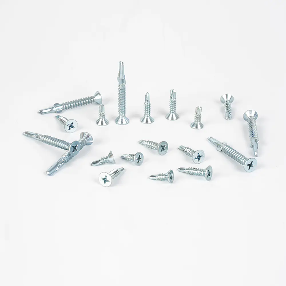 Tornillos autoperforantes de cabeza plana Phillips