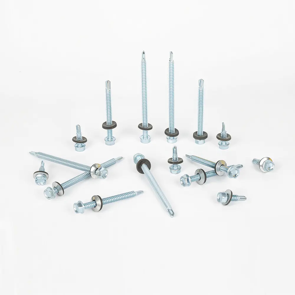 Tornillo autoperforante con cabezal de lavadora hexagonal (ZR-3#)